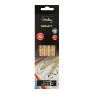 Croxley HB Super Jumbo Pencils 6 Pack