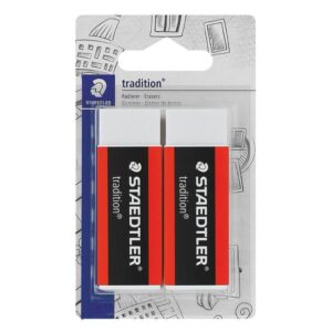 Staedtler Tradition PVC Erasers 2-Pack