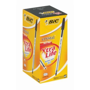 BIC Crystal Xtra Life Ball Pen (60 Pack)